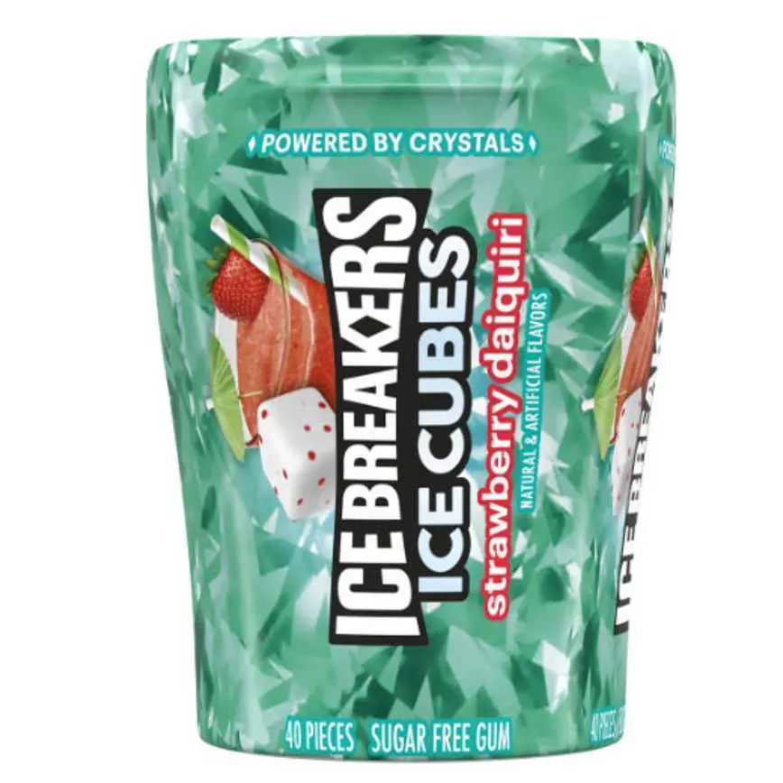 Ice Breakers Ice Cubes Strawberry Daiquiri Blast Gum 40 Pc. 1