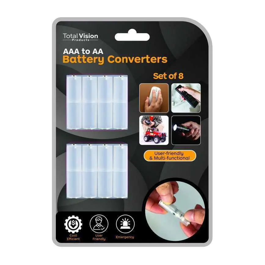 Total Vision Products Battery Converter 8 Pk. 1