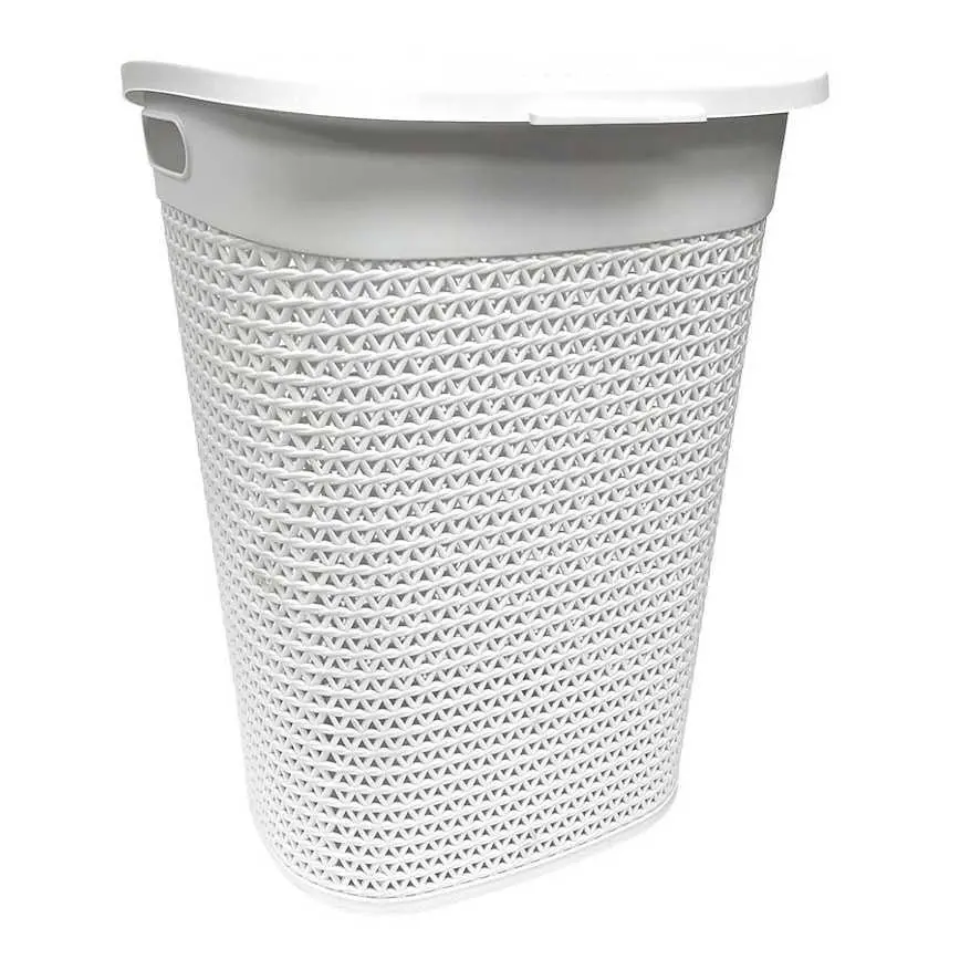 Laundry Hamper With Lid 60 L. 1