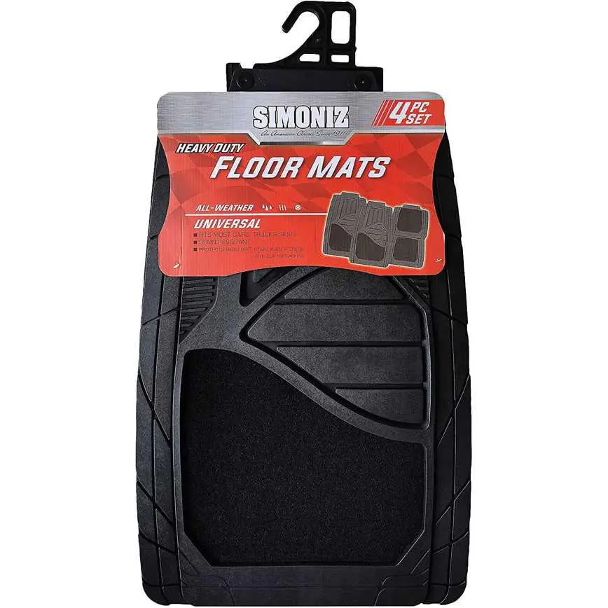 Simoniz Heavy Duty Floor Mats Set 4 Pc. 1
