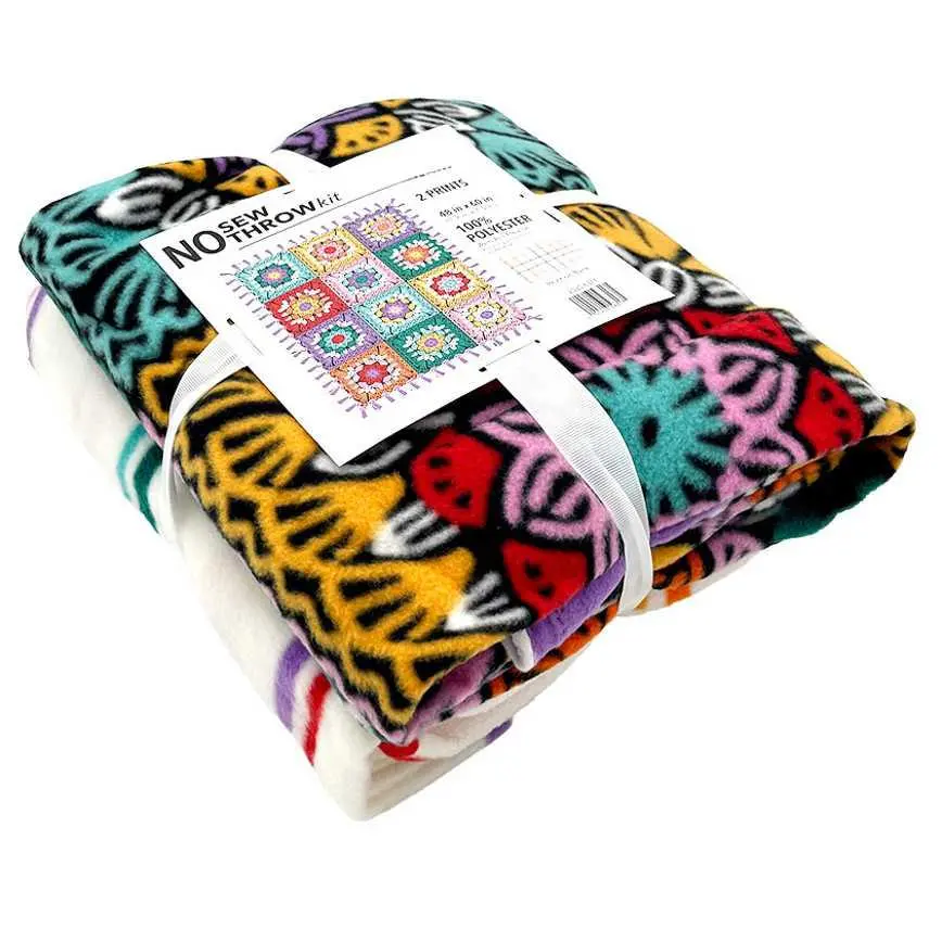 No Sew Throw Kits 48" X 60" 2