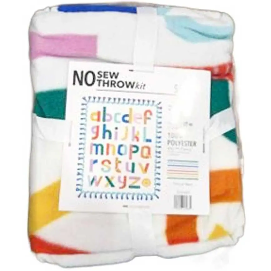 No Sew Throw Kits 48" X 60" 3