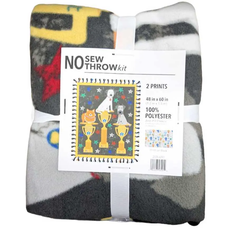 No Sew Throw Kits 48" X 60" 5