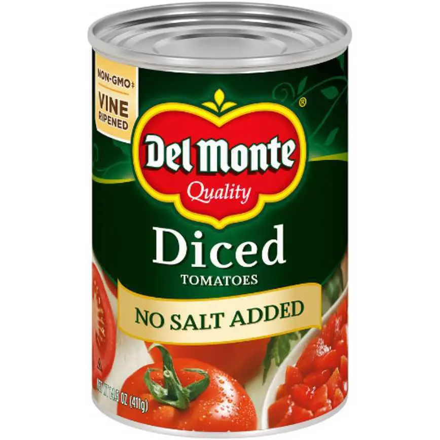Del Monte Peeled & Diced Tomatoes 14.5 Oz. 1