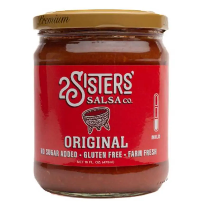 2 Sisters' Salsa Co. Original Salsa 16 Oz. 1