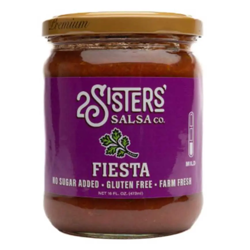 2 Sisters' Salsa Co. Fiesta Salsa 16 Oz. 1