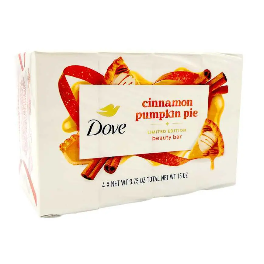 Dove Bar Soap Cinnamon Pumpkin Pie 4 Pk. 3.75 Oz. 1