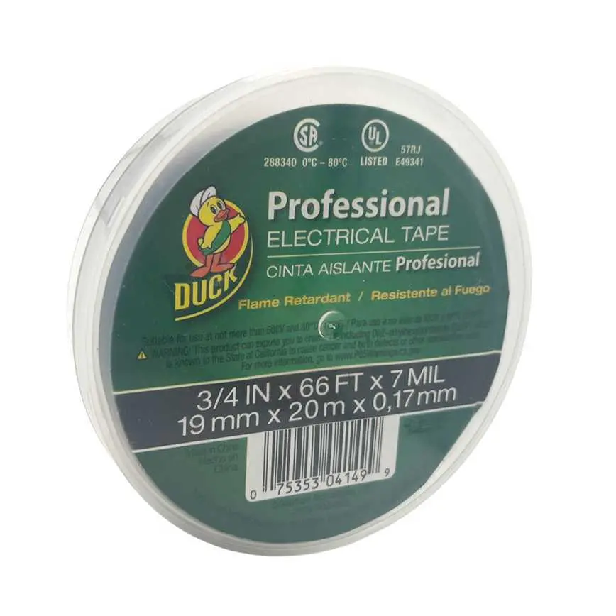Duck Professional Electrical Tape 3/4 In. X 66 Ft. 1
