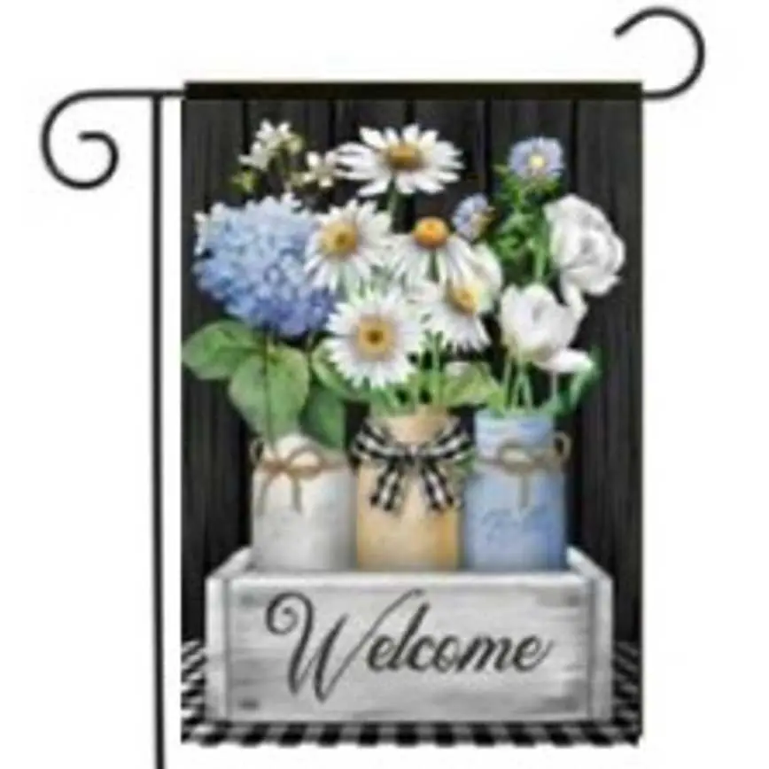 Spring Garden Flag 12" X 18" 1
