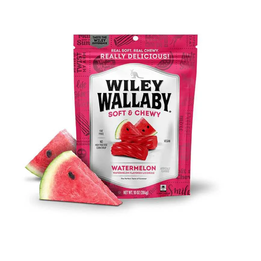 Wiley Wallaby Licorice Watermelon 10 Oz. 1