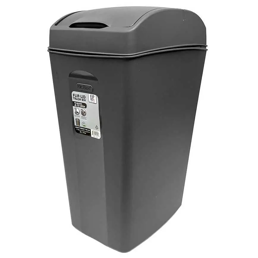 Klic Box® Flip-Lid Trash Bins 38 L. 1