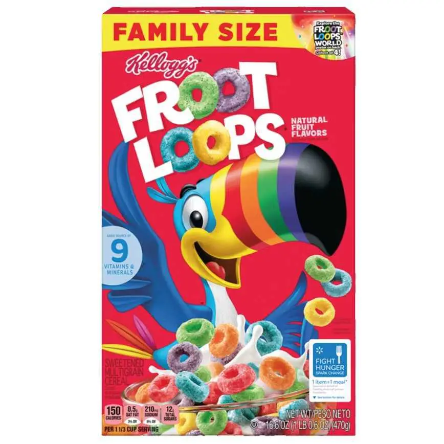 Froot Loops Family Size Cereal 16.6 Oz. 1