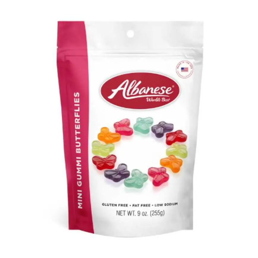 Albanese Mini Gummi Butterflies 9 Oz. 1
