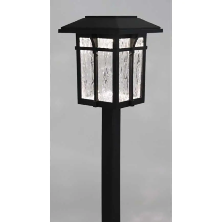 Square Glass Solar Stake Light 1