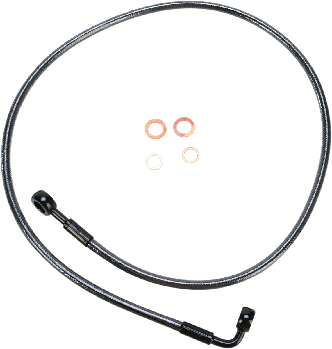Magnum Shielding Brake Line - 180/90° - 54" - Black Pearl 46454Sw 1