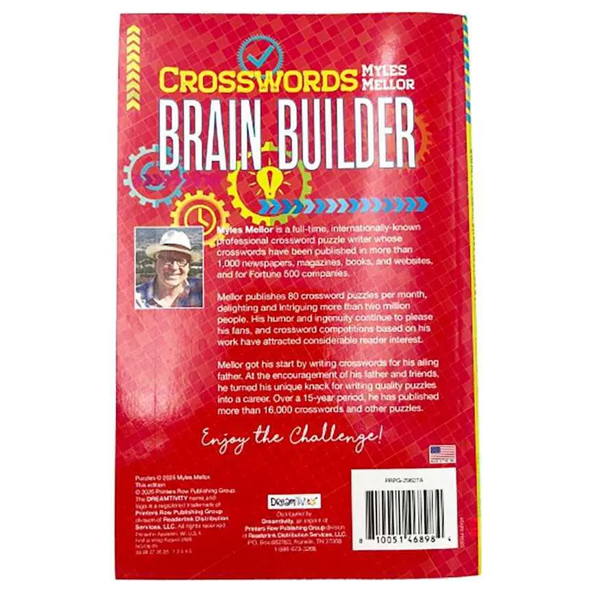 Crosswords Brain Builder Digest-Sized Puzzle Book 2
