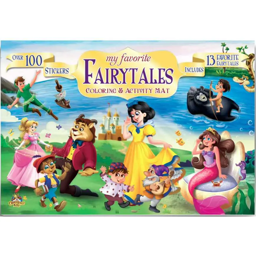 My Favorite Fairytales Coloring And Activity Mat Book 1