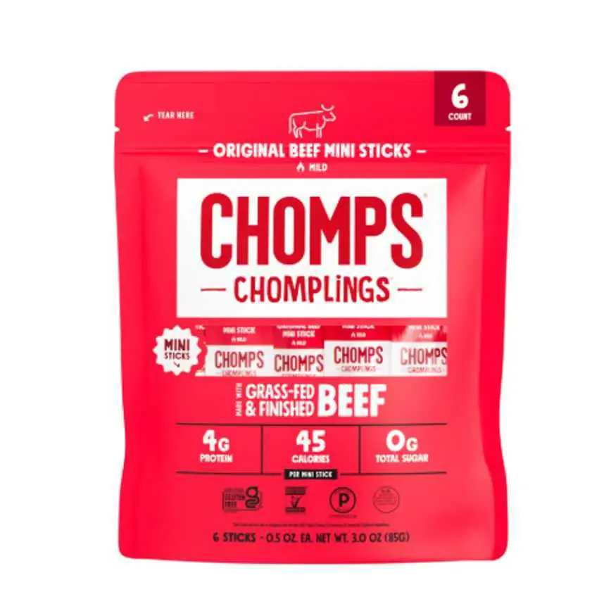 Chomps Original Beef Sticks 6 Ct. 1