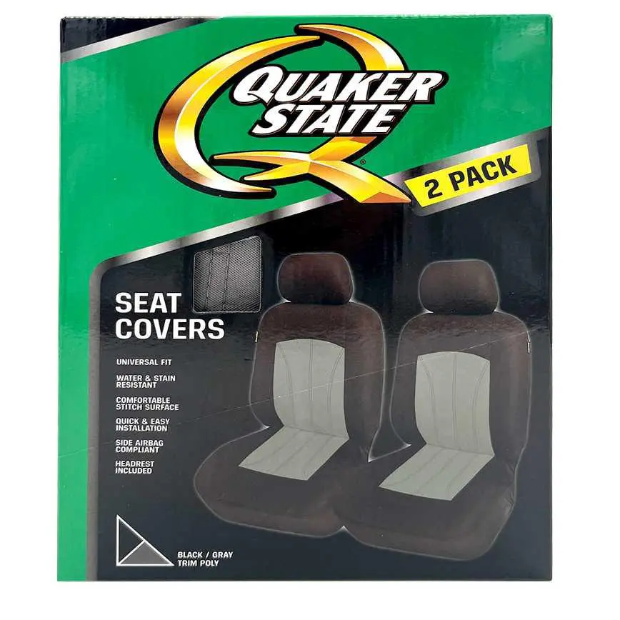 Quaker State Seat Covers 2 Pk. 1