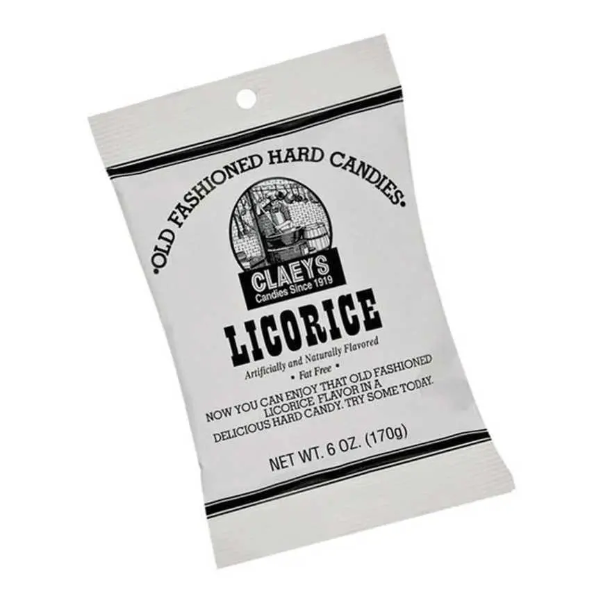 Claey's Candies Old Fashioned Hard Candies Licorice 6 Oz. 1