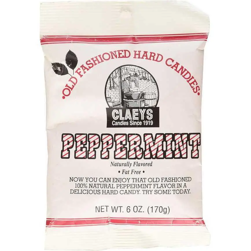 Claey's Candies Old Fashioned Hard Candies Peppermint 6 Oz. 1