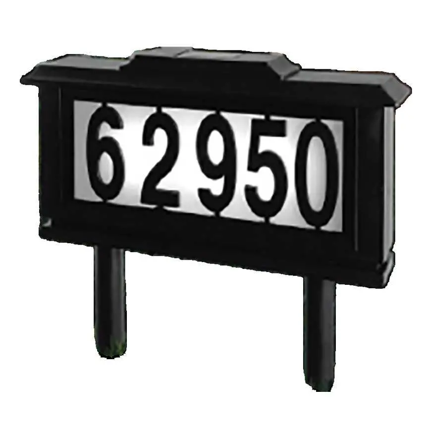 Bulldog Hardware Solar Address Sign 1