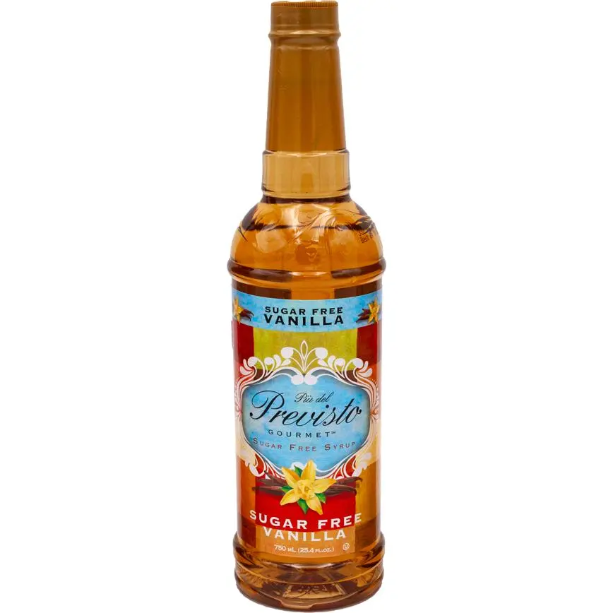 Previsto Syrup Sugar Free Vanilla 25.4 Oz. 1