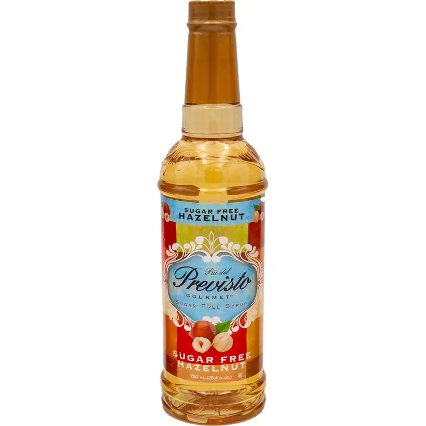 Previsto Syrup Sugar Free Hazelnut 25.4 Oz. 1