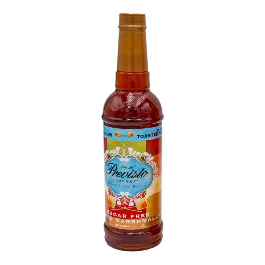 Previsto Syrup Sugar Free Toasted Marshmallow 25.4 Oz. 1