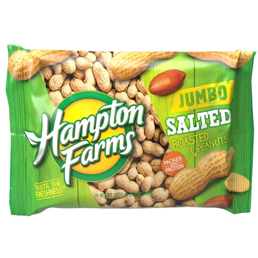 Hampton Farms Salted Roasted Peanuts Jumbo 18 Oz. 1
