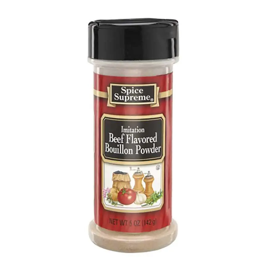 Spice Supreme Imitation Beef Flavored Bouillon Powder 5 Oz. 1