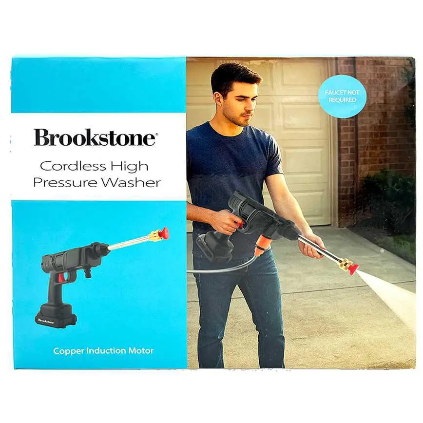 Brookstone Cordless Power Washer 1