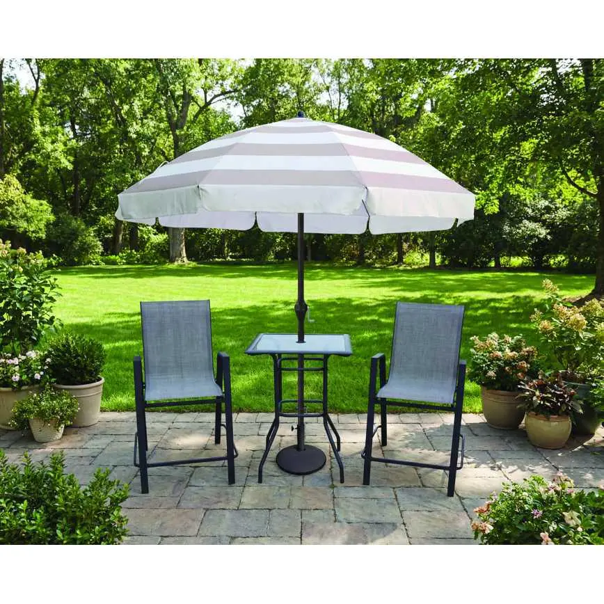 Sarasota Breeze Garden Umbrella Beige 7.5' 1