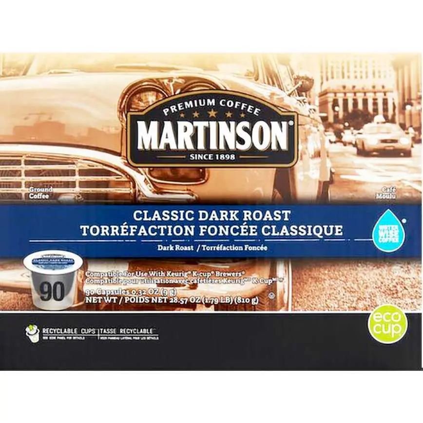 Martinson's Coffee K-Cups Classic Dark Roast 90 Ct. 1