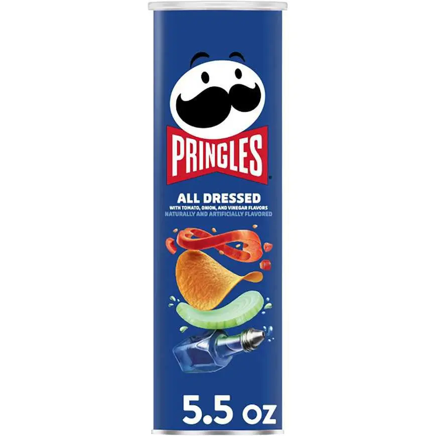 Pringles Crisps All Dressed Up 5.5 Oz. 1