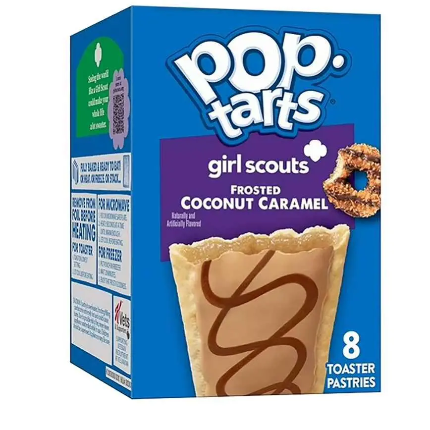 Pop-Tarts Girl Scouts Frosted Coconut Caramel 8 Ct. 1