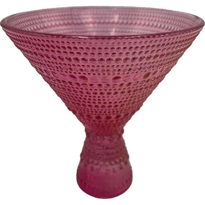 Hobnail Martini Glasses 10 Oz. 2