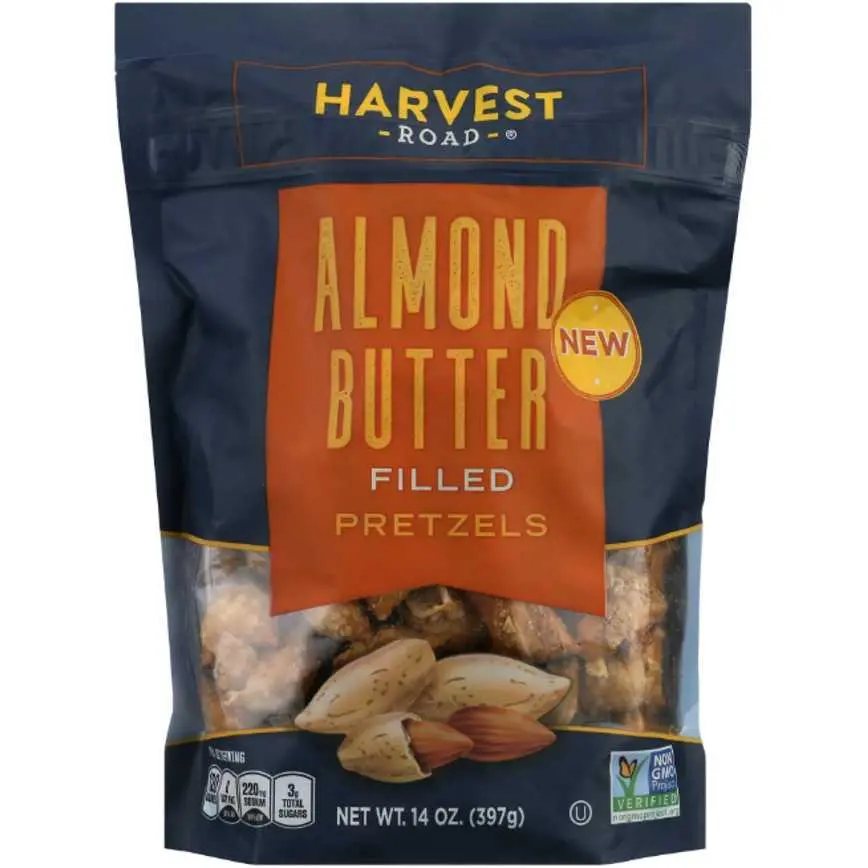Harvest Road Almond Butter Filled Pretzels 14 Oz. 1