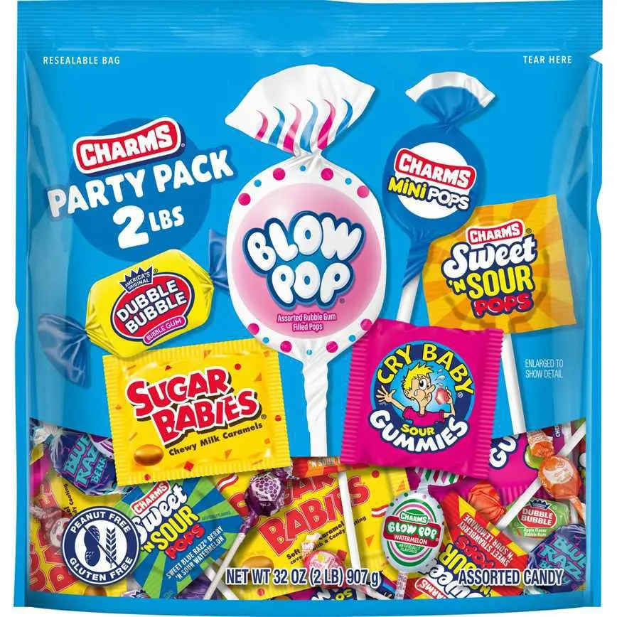 Charms Party Pack Candy 2 Lb. 1