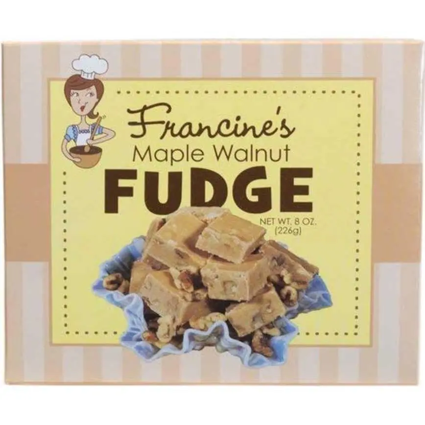 Francine's Fudge Maple Walnut 8 Oz. 1