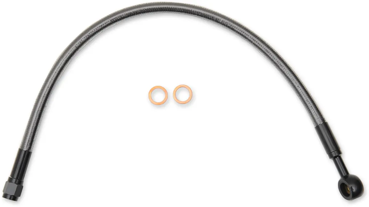 Magnum Shielding Brake Line - 10 Mm-Straight - 20" - Black Pearl As47620 1
