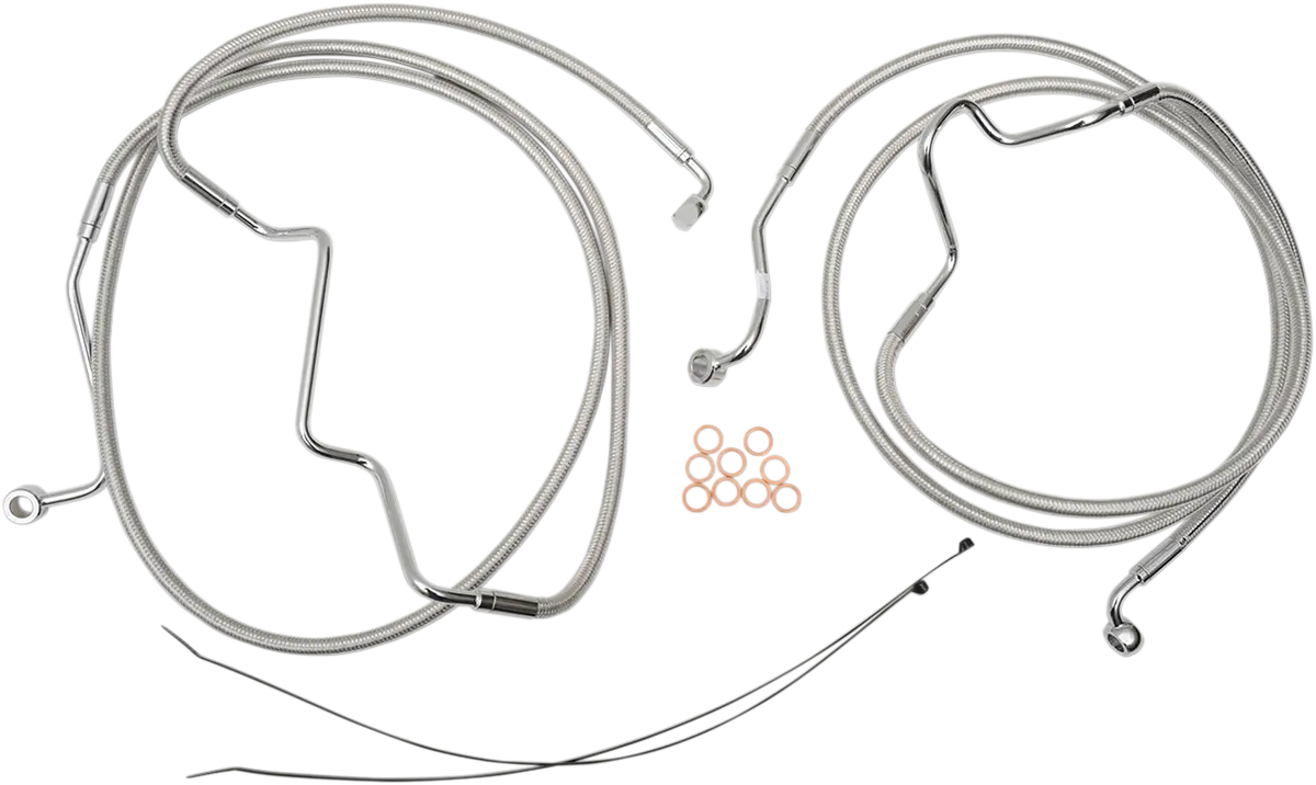 Magnum Shielding Brake Line - Polished Stainless As57016 1