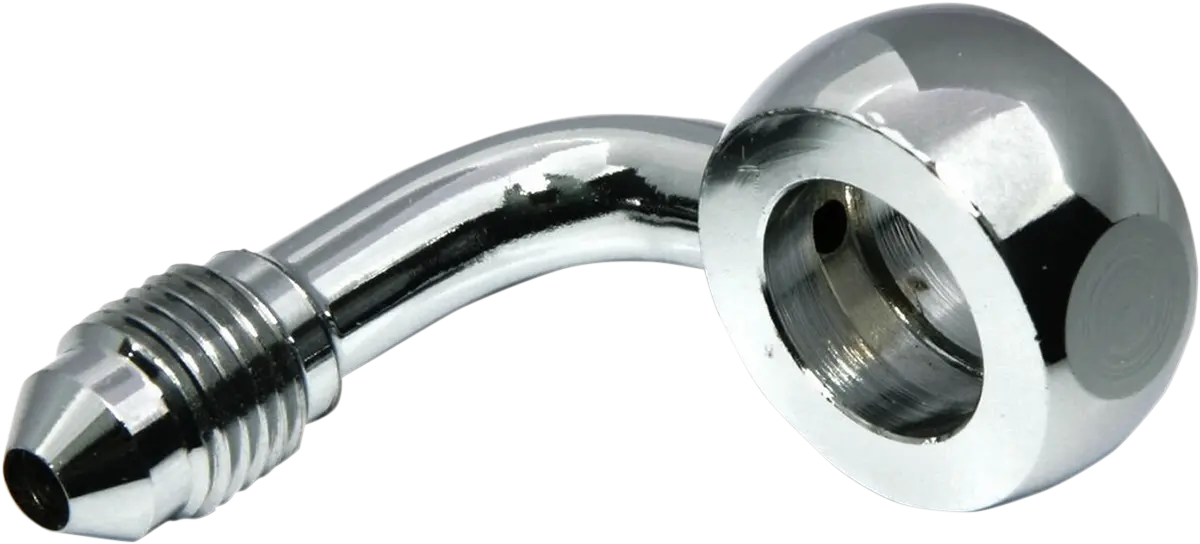 Magnum Shielding Banjo Fitting - 7/16" - An3 90° - Chrome 1703-56 1