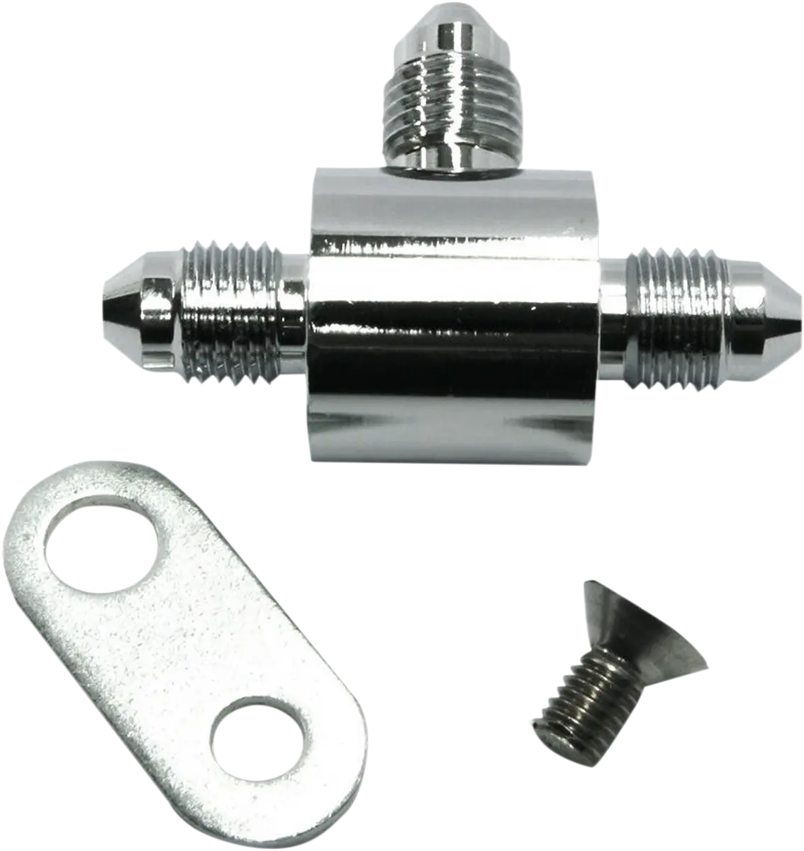 Magnum Shielding T-Block With Bracket - An3 - Chrome 1703-982 1