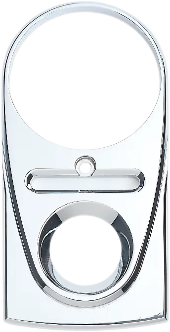Joker Machine Tear Drop Upper Dash Cover - Smooth - Chrome 04-21S 1