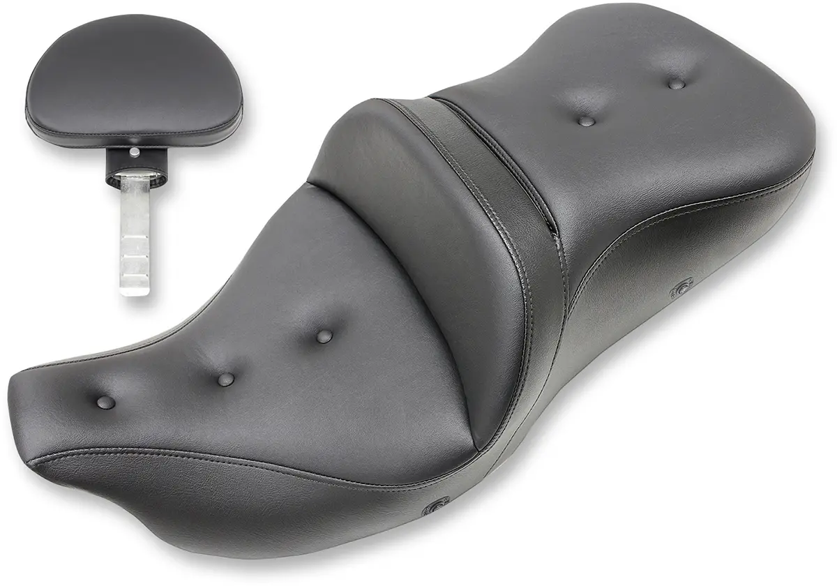 Saddlemen Extended Reach Roadsofa™ Seat - Pillow Top - Backrest - Heated - Fl '08-'24 808-07B-183Brhc 1