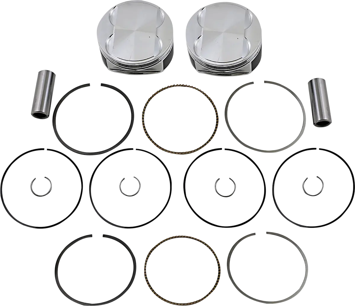 Je Pistons Piston Kit - 4.075" Bore - Standard - 114"/117" M8 370249 1