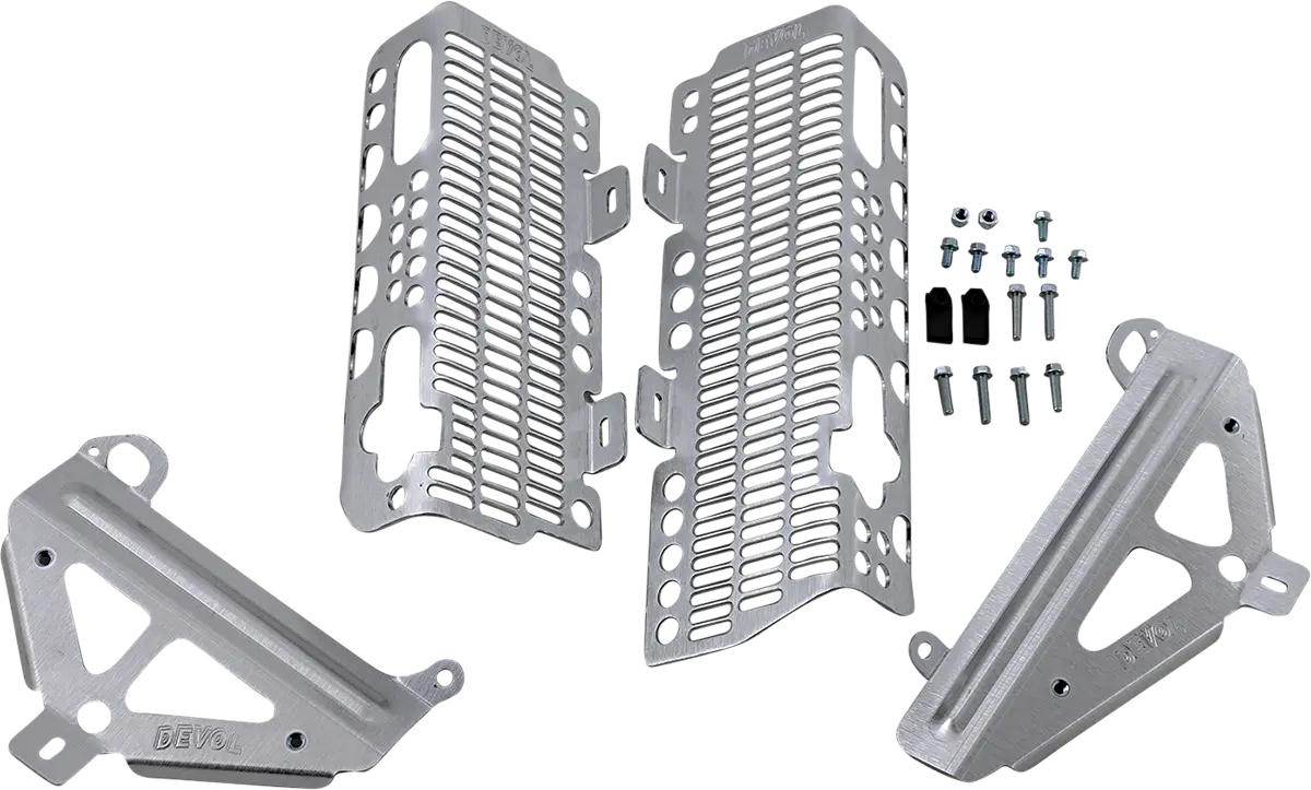Devol Radiator Guards - Brushed Aluminum 8