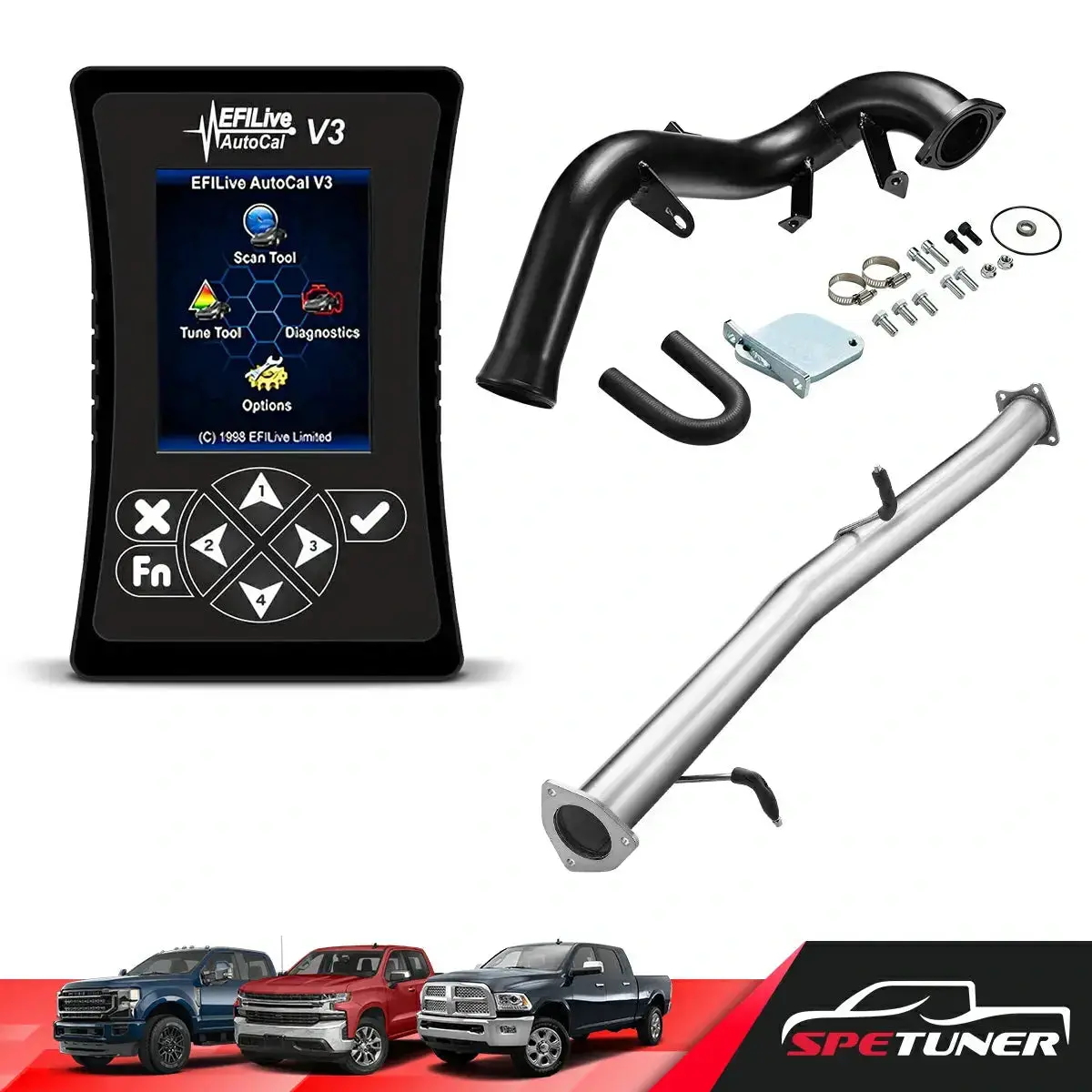 Egr/Dpf/Def Delete 2007.5-2010 Lmm 6.6L Duramax All-In-One Kit 17
