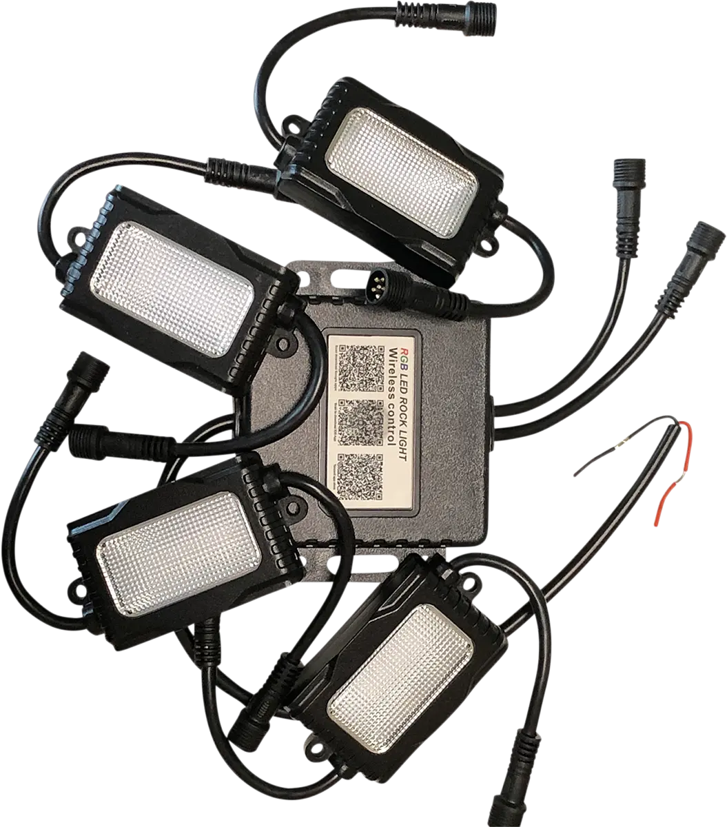 Brite-Lites Led Rock Light Kit - Rgb And Bluetooth 1